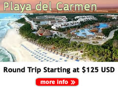 Cancun Airport to Playa del Carmen.